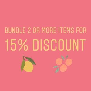 BUNDLE & SAVE 💛